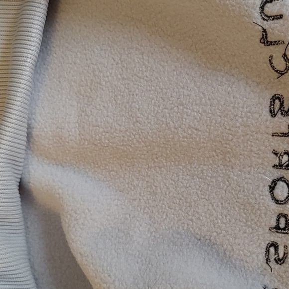 🍁NWT Women's Forever 21  Grey Embroidered Athletic Pullover - Picture 7 of 8